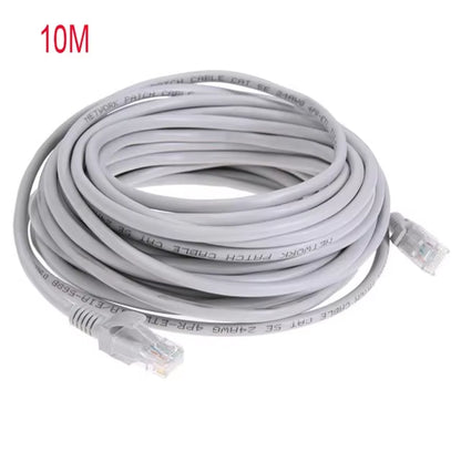 Cable Ethernet De Alta Velocidad Cat5E RJ45 Cable De Red LAN Enrutador De Ordenador Patch Cord , 1M/5M/10M/15M/20M/30M/50M