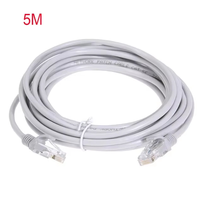 Cable Ethernet De Alta Velocidad Cat5E RJ45 Cable De Red LAN Enrutador De Ordenador Patch Cord , 1M/5M/10M/15M/20M/30M/50M